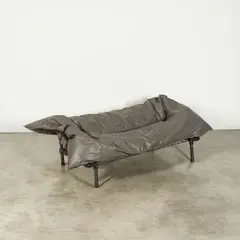 Ron Arad, Canapé Transformer, A labeled 'Transformer' sofa in lacquered steel, Kee-Klamps®, PVC and polystyrene designed by Ron Arad and edited by One Off circa 1985