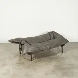 Ron Arad, Canapé Transformer, A labeled 'Transformer' sofa in lacquered steel, Kee-Klamps®, PVC and polystyrene designed by Ron Arad and edited by One Off circa 1985