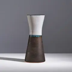 Vase by Kristin McKirdy, A monogrammed unique vase in glazed earthenware by Kristin McKirdy circa 1998, sold Apr 2026
