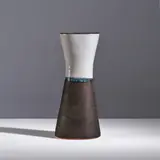 Kristin McKirdy, Vase, A monogrammed unique vase in glazed earthenware by Kristin McKirdy circa 1998