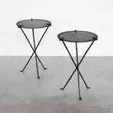 Paire de guéridons Comtesse by Elisabeth Garouste & Mattia Bonetti, Bronze patiné, sold Apr 2026