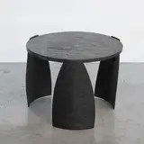 Franck Evennou, Table basse Sulpice, Bronze patiné et ardoise