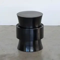 Eric Schmitt, Tabouret Tabou, Bronze patiné