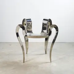 Guillaume Piéchaud, Chaise Poulpe, A signed and numbered 'Poulpe' chair in polished stainless steel by Guillaume Piéchaud in 2012