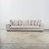 Ph Collection, Canapé Pacha, A 'Pacha' sofa in solid wood and fabric by PH Collection circa 2020