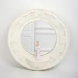 Barnaby Barford, Miroir If Julia can..., ' mirror in fiberglass, glazed ceramic and mirrored glass by Barnaby Barford in 2005