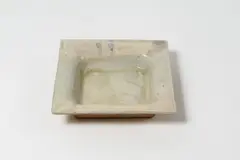 Pierre Culot, Grand plat, A large serving dish in partially glazed stoneware by Pierre Culot circa 1978-1979 with the artist's seal