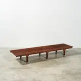 Gianfranco Frattini, Table basse, A low table in Brazilian rosewood designed by Gianfranco Frattini and edited by Bernini circa 1960