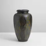 Charles Catteau, Vase, A signed vase in glazed stoneware by Charles Catteau and executed for the Manufacture Boch Frères Keramis in La Louvière in  1925