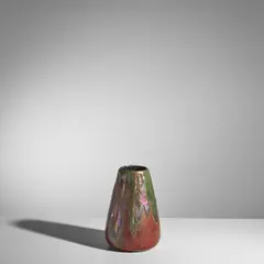 Clement Massier, Vase, stoneware with iridescent glaze, impressed 'CLEMENT MASSIER GOLFE JUAN (A