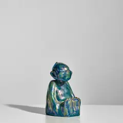 Alphonse Cytere, Nodder, glazed ceramic, impressed 'Cytere' and 'Rambervillers'