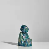 Alphonse Cytere, Nodder, glazed ceramic, impressed 'Cytere' and 'Rambervillers'