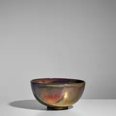 Carter and Co., Bowl, lustre-glazed stoneware, glazed-filled impressed mark 'CARTER POOLE'