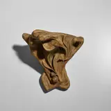 Art Nouveau, Wall Bracket, glazed and molded earthenware, molded mark 'dMarchand'