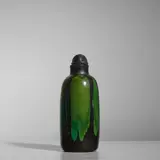 Max Laeuger, Bottle with Stopper, for Tonwerke Kandern, glazed earthenware, impressed factory mark, 'GESETZL
