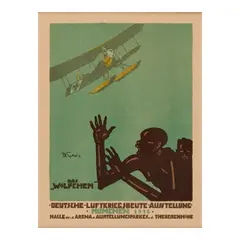 Various Artists, Three German Posters (3 works), 1892; 1916; 1918, A group of three lithographic posters in colors on wove paper one linen-backed