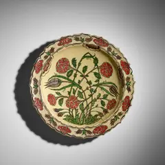 Charger by Raoul Lachenal, glazed stoneware, artist's signature 'LACHENAL R', sold Oct 2025