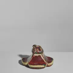 Pierre-Adrien Dalpayrat, Covered Inkwell, glazed stoneware, impressed 'Dalpayrat 64'