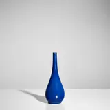 Valdemar Engelhardt, Vase, for Royal Copenhagen, crystalline-glazed porcelain, painted 'K VE 577' with three-line wave mark and manufacturer's crown