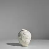 Jean-Michel Cazin, Vase, bisque porcelain, incised 'MICHEL CAZIN EQUIHEN 1906,' inscribed blue mark