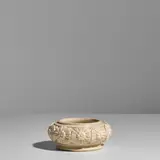 Jean-Michel Cazin, Miniature Bowl, glazed stoneware, incised 'C