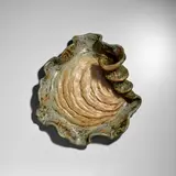 Théo Perrot, 'Sea-form' Dish, glazed stoneware, incised 'Theo Perrot' and '6 x1'
