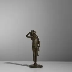 Bernhard Hoetger, 'Stehendes Mädchen/L'Enfant', bronze, incised 'B