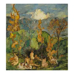 M Tompkins, Untitled, oil on canvas