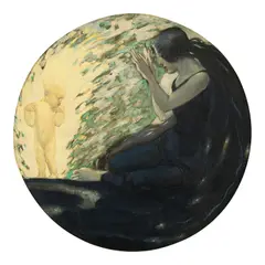 Emil Block, Der Tag und Die Nacht (The Day and the Night), circa 1925, oil on paper laid on board
