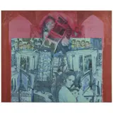 Pol Mara, Uit een Pandora-doos (From a Pandora's box), 1993, oil on silk mounted on board