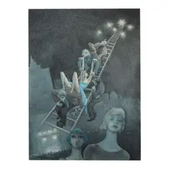 Walter Schnackenberg, Fantasy from the Cinema, 1955, watercolor and pen and ink on paper