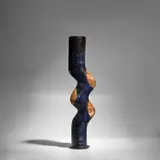 Japanese Modern, Vase, glazed stoneware, signed on bottom