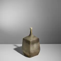 Ingeborg and Bruno Asshoff, Vase, glazed stoneware, incised artist's mark 'A'