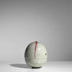 Ingeborg and Bruno Asshoff, Vessel, glazed stoneware, impressed artist's mark