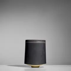 Fritz Vehring, Vase, glazed stoneware, incised 'FV' and '81'