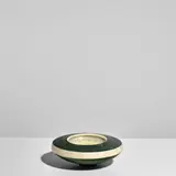 Otto Meier, Low Bowl, glazed stoneware, incised artist's monogram 'OM'