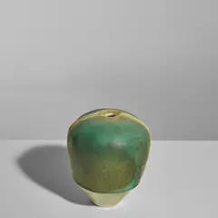 Otto Meier, Vase, glazed stoneware, incised artist's monogram 'OM'