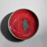 Margarete Schott, Bowl, glazed stoneware, glaze-filled impressed artist's symbol