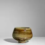 Margarete Schott, Bowl, glazed stoneware, impressed artist's symbol