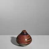 Margarete Schott, Vase, glazed stoneware, impressed artist's cypher