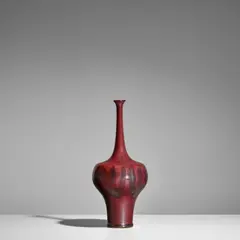 Karl Scheid, Vase, glazed stoneware, impressed with artist's monogram and 'Scheid 67'