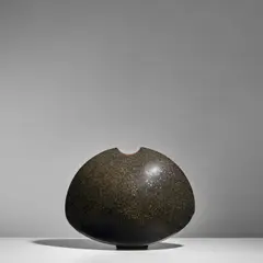 Karl Scheid, Vase, glazed stoneware, impressed with artist's cypher, 'SCHEID' and '91'
