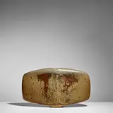 Gotlind Weigel, Vase, glazed stoneware, impressed artist's cypher, paper label '24'