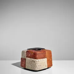 Gerald Weigel, Vessel, glazed stoneware, incised '12/05', impressed with artist's cypher