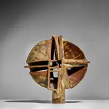 Dieter Crumbiegel, Sculptural Vessel, glazed stoneware, incised artist's cypher and '70'
