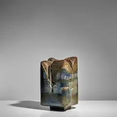 Dieter Crumbiegel, Sculptural Vessel, glazed stoneware, incised artist's cypher and '88'