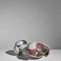 Beate Kuhn, Sculpture, glazed stoneware, incised 'K'