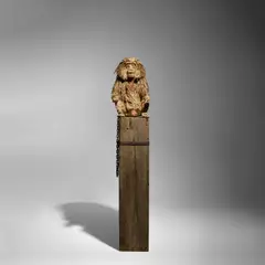 Ivar Theorin, 'Indentured Transcendence', paper over armature, wood and steel