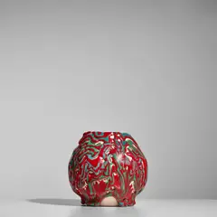 Hoi Chang, Vase, drip-glazed stoneware