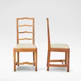 Gordon Russell, Pair of ladderback chairs